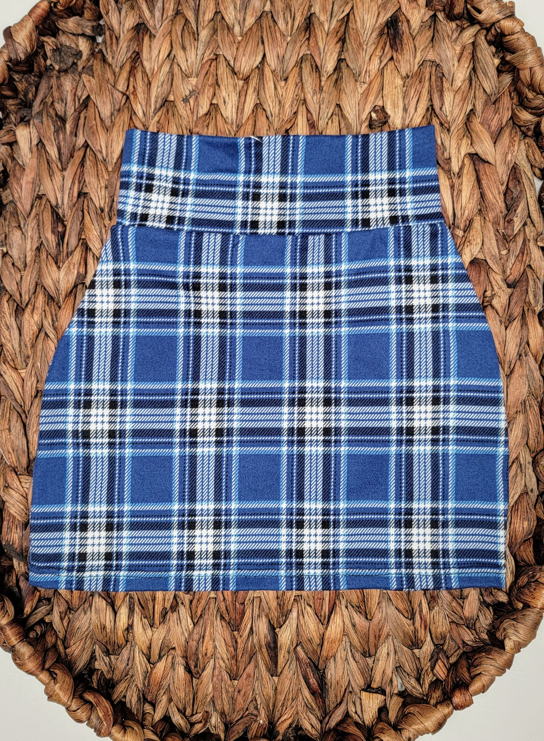 Blue Plaid Briar Skirt